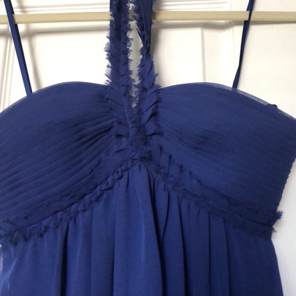BCBG Long Blue gown - Picture 3 of 5